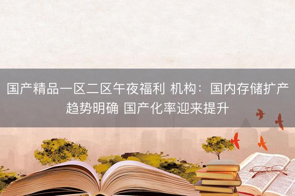 国产精品一区二区午夜福利 机构：国内存储扩产趋势明确 国产化率迎来提升