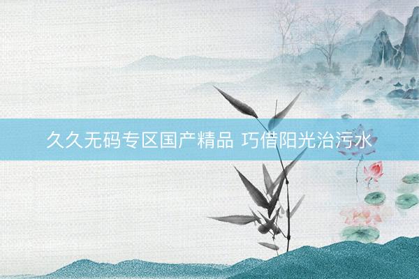 久久无码专区国产精品 巧借阳光治污水