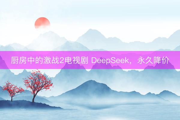 厨房中的激战2电视剧 DeepSeek，永久降价