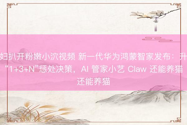 少妇扒开粉嫩小泬视频 新一代华为鸿蒙智家发布:升级“1+3+N”惩处决策,AI 管家小艺 Claw 还能养猫